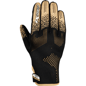 Ixon Guantes de Moto Mujer  IXFLOW KNIT Negro-Dorado