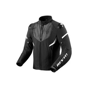 REV'IT! Chaqueta de Moto Hyperspeed 2 H2O Negro-Blanco