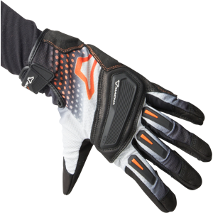 Macna Guantes de Moto  Jugo Negro-Blanco-Naranja