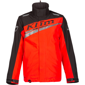 KLIM Chaqueta  Kaos Negro-Rojo Alto Riesgo