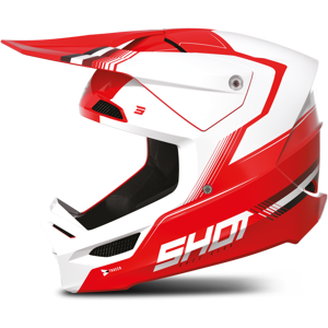 Shot Race Gear Casco de Cross Shot Race Mips Tracer Mips Rojo