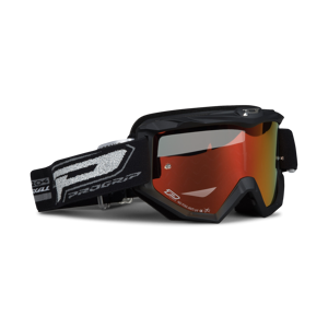 Progrip Gafas de Cross  3204 Negras-Lente Roja