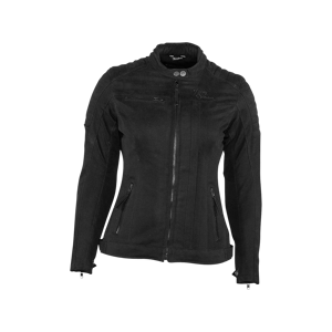 Rusty Stitches Chaqueta de Moto Mujer  Lauren Negra