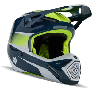 FOX Casco de Cross Niño  V1 Flora Índigo Oscuro