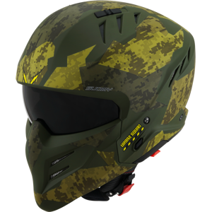 Suomy Casco Jet  Armor Urban Squad Camuflaje-Verde Militar Mate