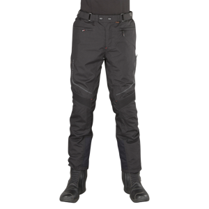 Richa Pantalones de Moto  Colorado Cortos Negros