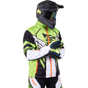 Sweep Chaqueta  Racing Division 2.0 Verde-Blanco-Negro-Naranja