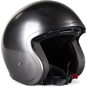 LS2 Casco Jet  OF599 Spitfire Vaquero-Titanio