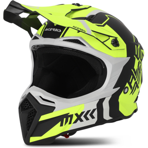 Acerbis Casco de Cross  Profile 5 Negro-Amarillo Flúor