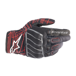 Alpinestars Guantes de Moto  MM93 Losail V2 Negro-Rojo Brillante