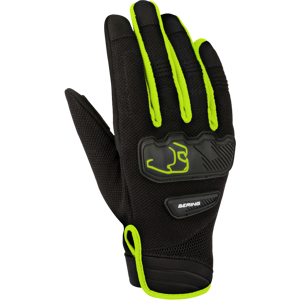 Bering Guantes de Moto  York Negro-Fluo