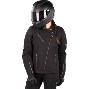 Segura Chaqueta de Moto  Terry Mujer Black-Swarovski