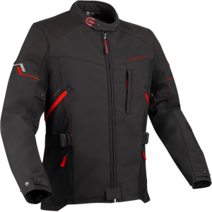 Bering Chaqueta de Moto  Cobalt Negro-Rojo