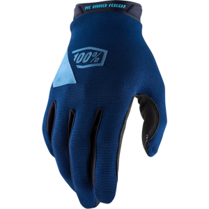 100% Guantes de Cross  Ridecamp Azul Marino