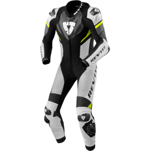 REV'IT! Mono de Cuero Piece Suit Hyperspeed 2 Negro-Gris