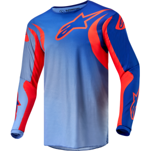 Alpinestars Camiseta de Cross  Fluid LucentAzul-Naranja