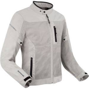 Bering Chaqueta de Moto  Ozone Plateada