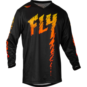 FLY Racing Camiseta de Cross Niño  F-16 Negra