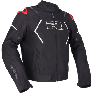 Richa Cazadora de Moto  Vendetta Negro-Blanco-Rojo