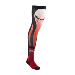 Alpinestars Calcetines de Cross  Rodillera Rojo-Blanco