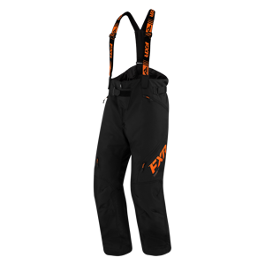 FXR Pantalones de Nieve  Clutch FX Negro-Naranja