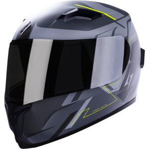 Stormer Casco Integral  Wise Runner Gris Neón Amarillo Mate