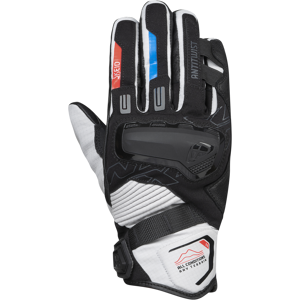 Ixon Guantes de Moto  MS Skeid Negro-Gris-Rojo