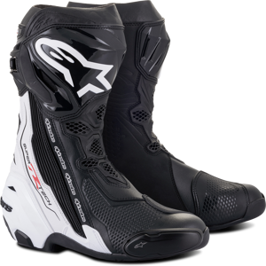 Alpinestars Botas de Moto  Supertech R Negro-Blanco