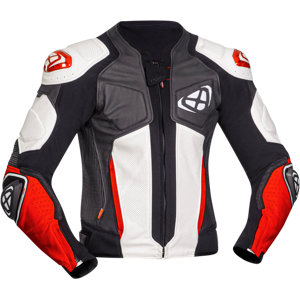 Ixon Chaqueta de Moto  Vendetta Evo Negro-Blanco-Rojo