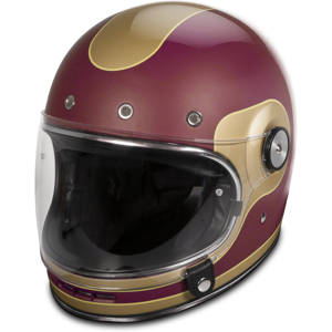 Stormer Casco Integral  Origin Borgoña-Dorado-Perla