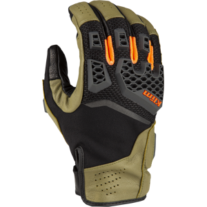 KLIM Guantes de Moto  Baja S4 Street Verde-Naranja