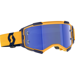 Scott Gafas de Cross  Fury Amarillo Oscuro-Azul Oscuro-Azul Cromado