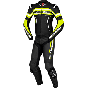 iXS Traje de cuero  RS-700 Negro-Amarillo-Blanco 2-Piezas