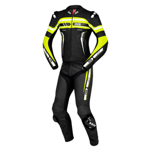 iXS Traje de cuero  RS-700 Negro-Amarillo-Blanco 2-Piezas