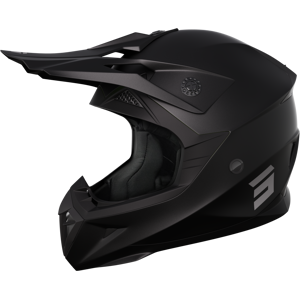 Shot Race Gear Casco de Cross Shot Pulse Solid Negro