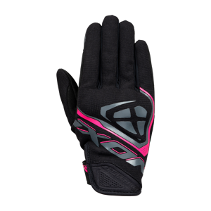 Ixon Guantes de Moto Mujer  Hurricane Negro-Fúcsia