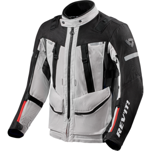 REV'IT! Chaqueta de Moto  Sand 4 H2O Plata-Negro