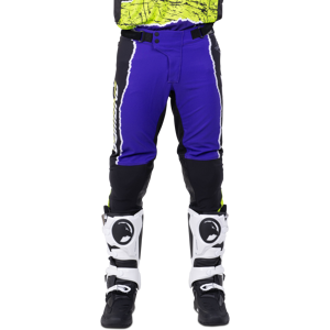 Answer Racing Pantalones de Cross Answer Trinity Pro Glo Púrpura-Negro