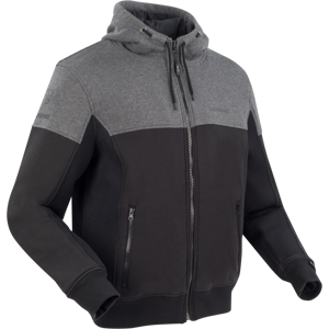 Bering Chaqueta de Moto  Hoodiz Vented Negro-Antracita