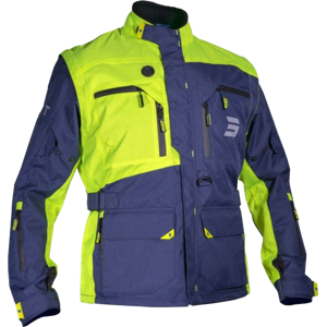 Shot Race Gear Chaqueta de Enduro Shot Racetech Azul Marino-Amarillo Neón