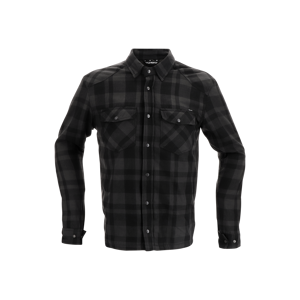 Richa Camisa de Moto  Forest Negro-Gris Oscuro