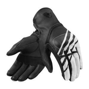 REV'IT! Guantes de Moto Redhill Negro-Blanco