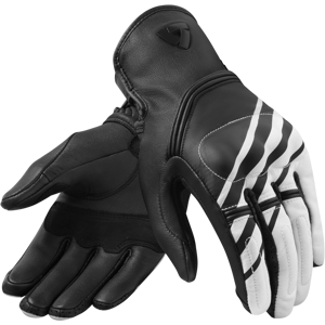 REV'IT! Guantes de Moto Redhill Negro-Blanco