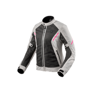 REV'IT! Chaqueta de Moto Torque 2 H2O Mujer Negro-Gris Claro