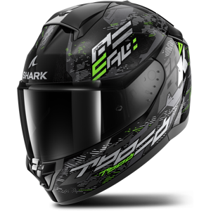 Shark Casco Integral  Ridill 2 Molokai Negro-Plateado-Azul