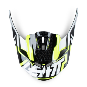 Leatt Visera de casco GPX 5.5 V04 Amarillo-Negro-Blanco M-XXL