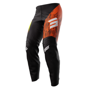 Shot Race Gear Pantalones de Cross Niño Shot Draw Naranja Matrix