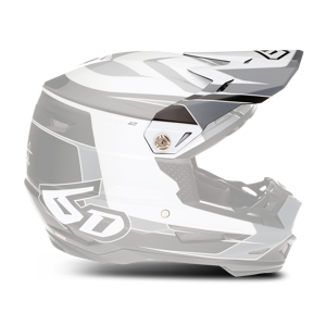 6D Visera de casco  ATR-2 Blanca