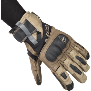 KLIM Guantes de Moto  Adventure GTX Cortos Marrón claro