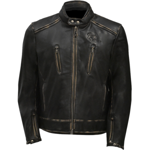 Rusty Stitches Chaqueta de Moto  Chase Negro